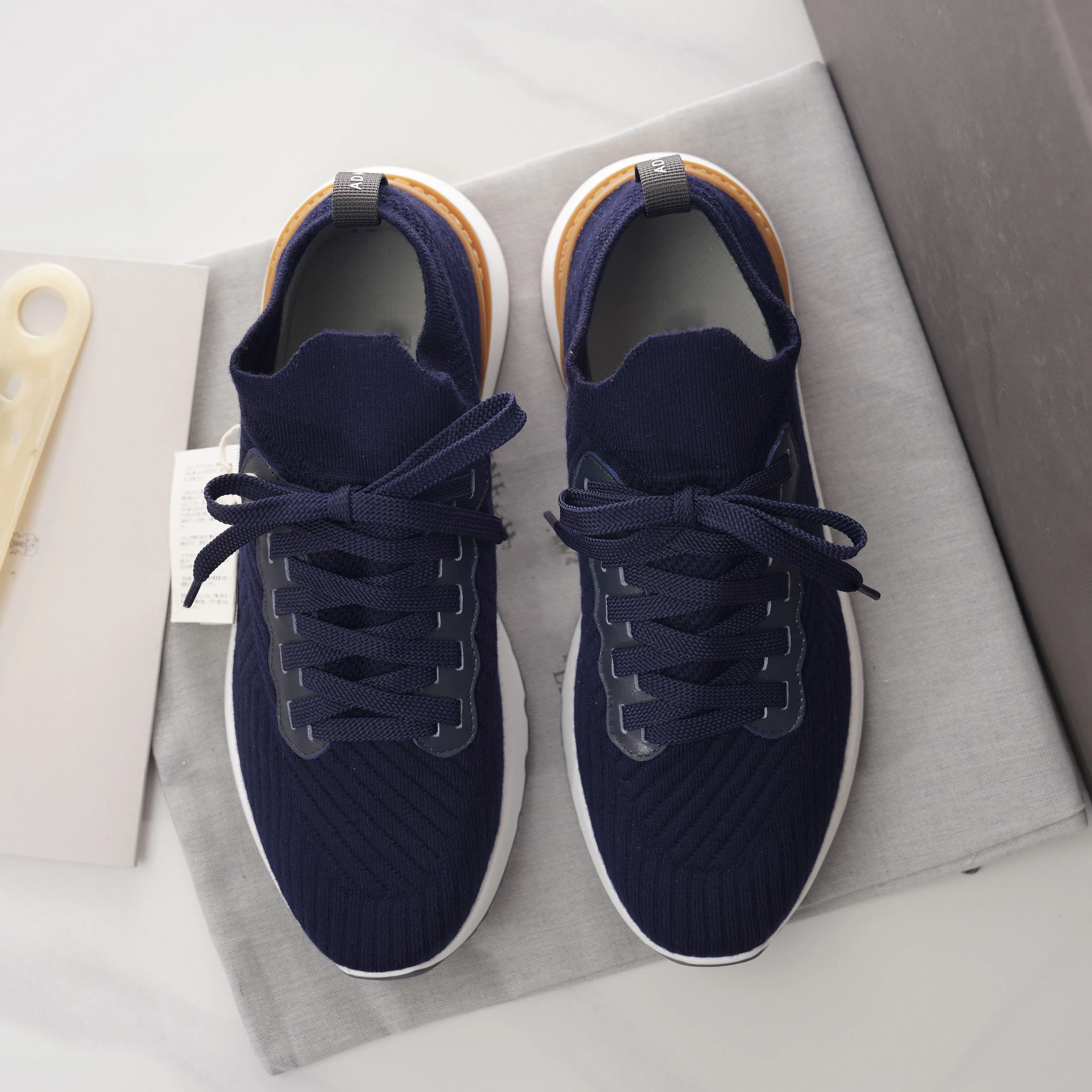 2026 Spring Summer Men Fashion Knit Sneakers Lightweight Breathable Daily Casual Sports Running Shoes_vogvips.com