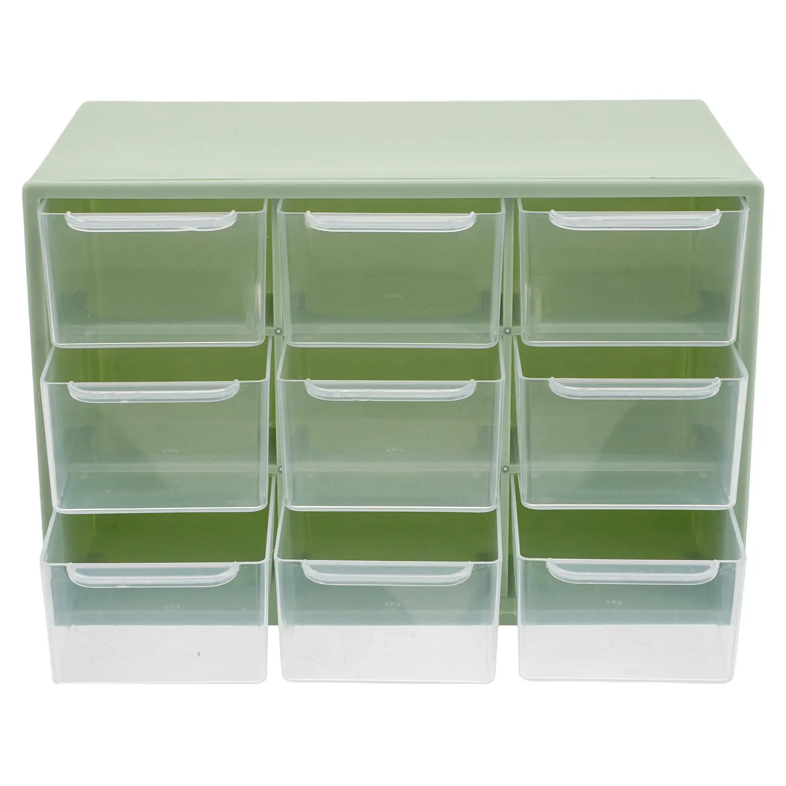 

Пластиковая шкатулка для украшений с 9 ящиками, прозрачный органайзер для хранения серег, настольный органайзер для макияжа и коллекций, в стиле выдвижных ящиков