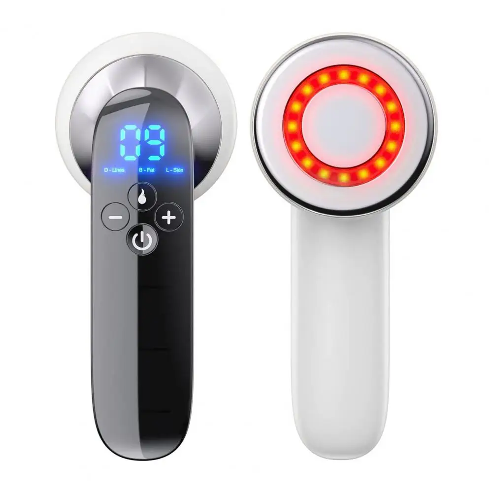 Warm Heat Device Cordless Electric Body Massager for Firming with Ems Muscle Stimulation Rf Energy Light Therapy for Belly