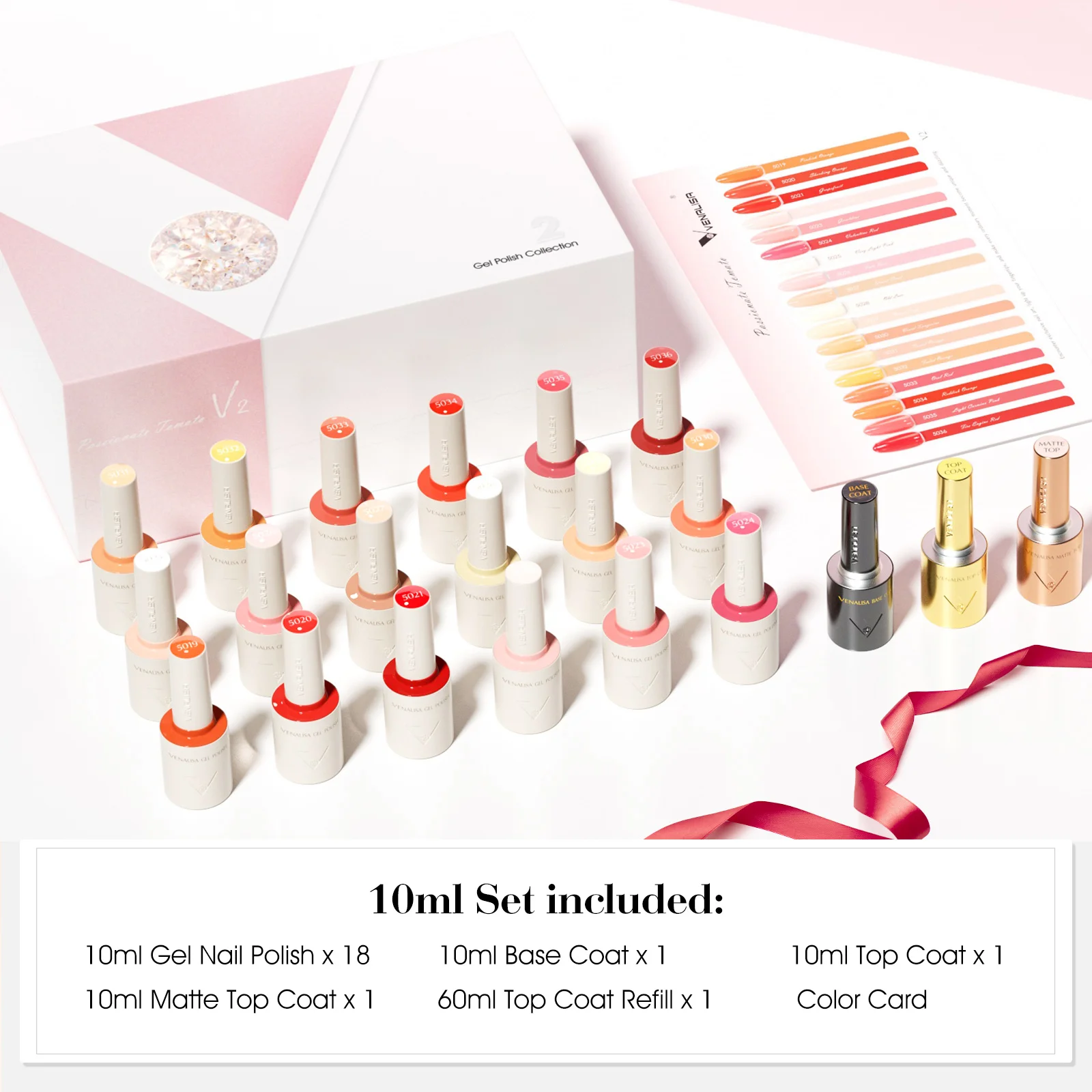 VENALISA V7 Gel-Nagellack 18 Farben Herbst-Winter Vintage-Kollektion 10ml HEMA-frei TPO-frei Aushärtbarer UV-LED-Nagelgel-Lack – Detail 16