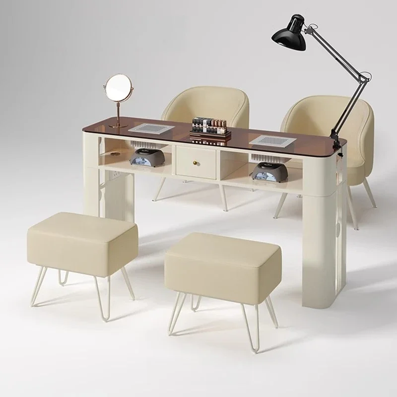 

Роскошный очиститель для ногтей, черная подставка для хранения, европейский стол для ногтей, органайзер для маникюра Tavolo Tavolo, модная мебель для маникюра