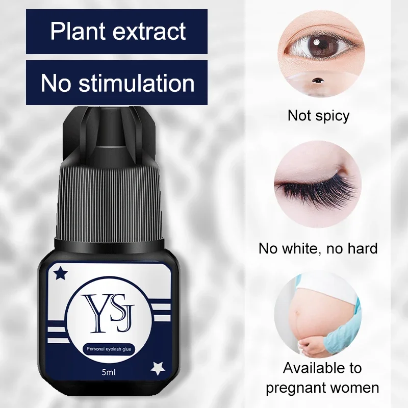 Waterproof Eyelashes Extension Glue Long Lasting Grafting Lashes Glue Quick Drying Adhesive Black Glue No Irritant Makeup Tools