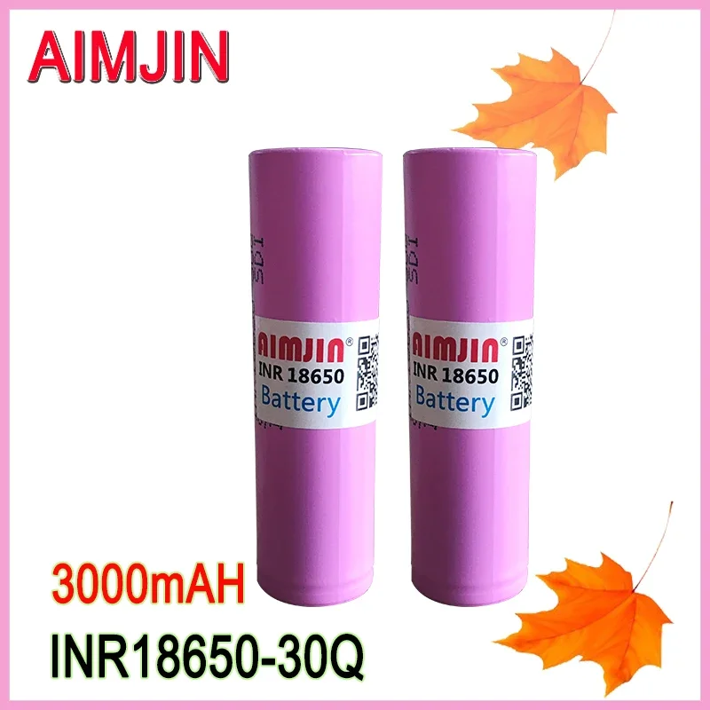 

INR18650 30Q 3.7V 18650 Battery 3000mAh 20A Discharge Li-ion Rechargeable Battery ,for All Kinds of Electronic Products