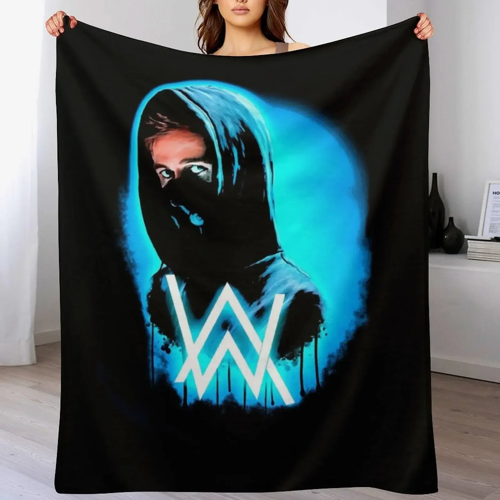 

SHOW TIME OF ALAN Throw Blanket Extra Large Throw Sleeping Bag Camping Loose Blankets