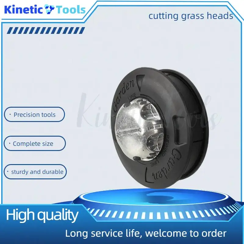 

Aluminum Nylon Automatic Grass Trimmer Head Brush Mower Bump Spool 2 Lines Cutter Thread Line String Saw