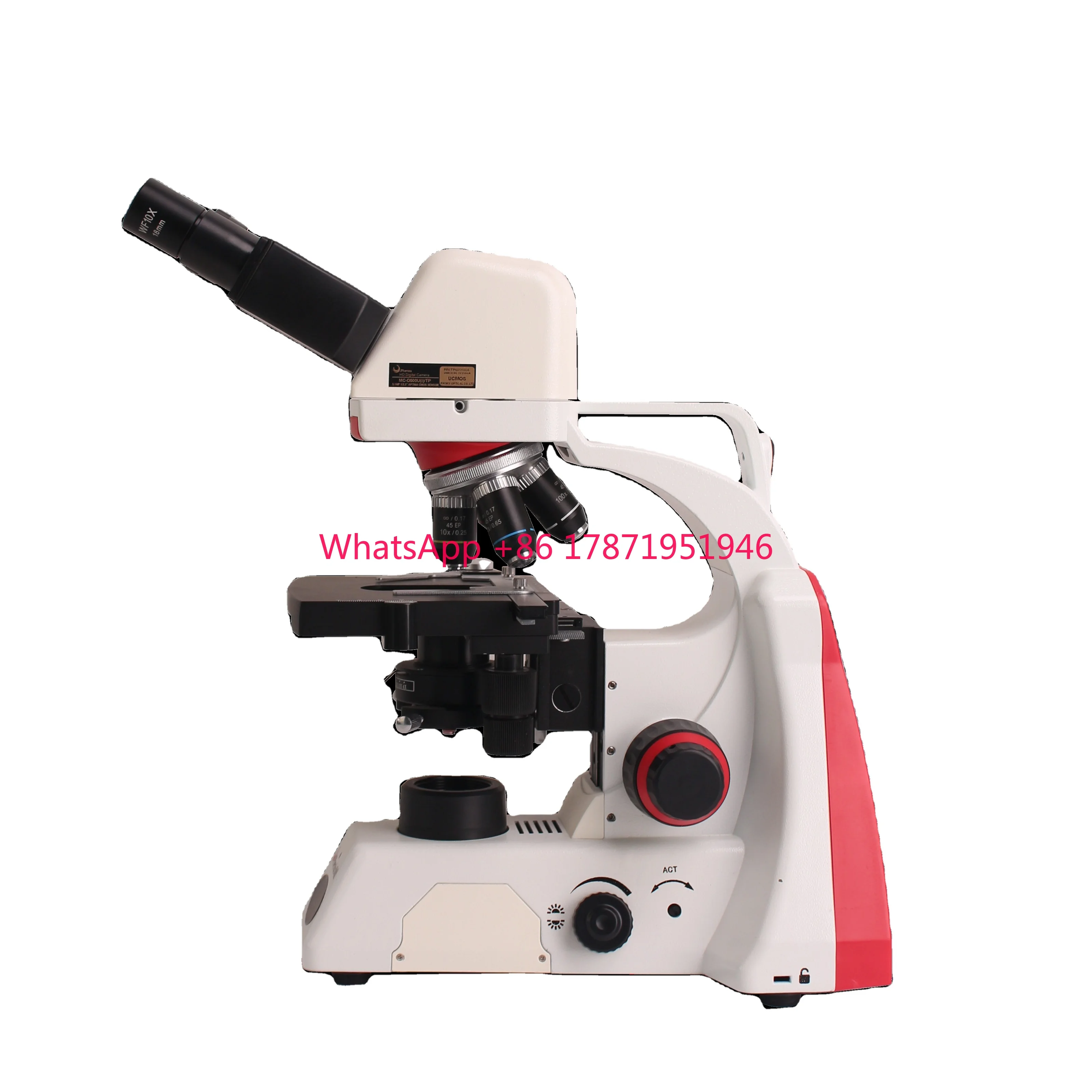 BMC100 Series 40X-1000X Infinity 5MP Digital Camera Biological Binocular Compound Microscope with Intelligent Induction