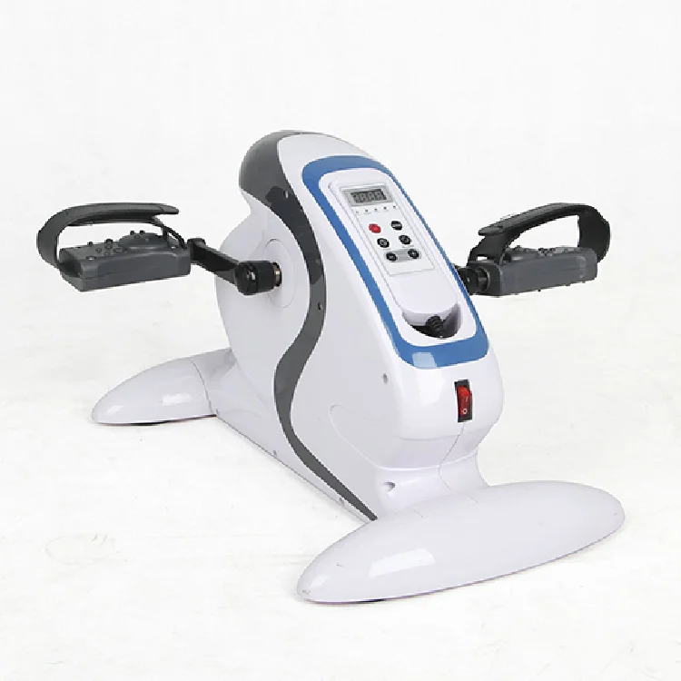 Electronic Display Under Desk Bike Pedal Exerciser ABS Material for Home Use Legs and Arms Workout with Accessories