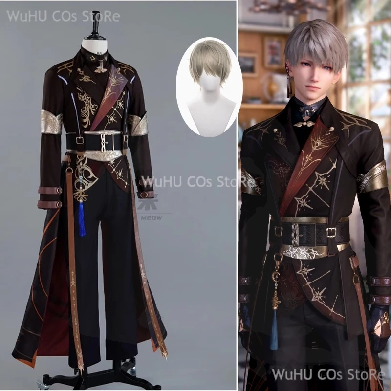 نينو لعبة الحب والمساحة العميقة زيفيا تأثيري حلي شعر مستعار الكبار كرنفال موحدة الأسود هنتر هالوين ملابس تنكرية للحفلات #3