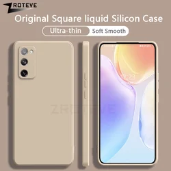 S20FE Case ZROTEVE Silky Soft TPU Liquid Silicone Cover For Samsung Galaxy S20 FE S 20 Plus Ultra Shockproof Phone Cases