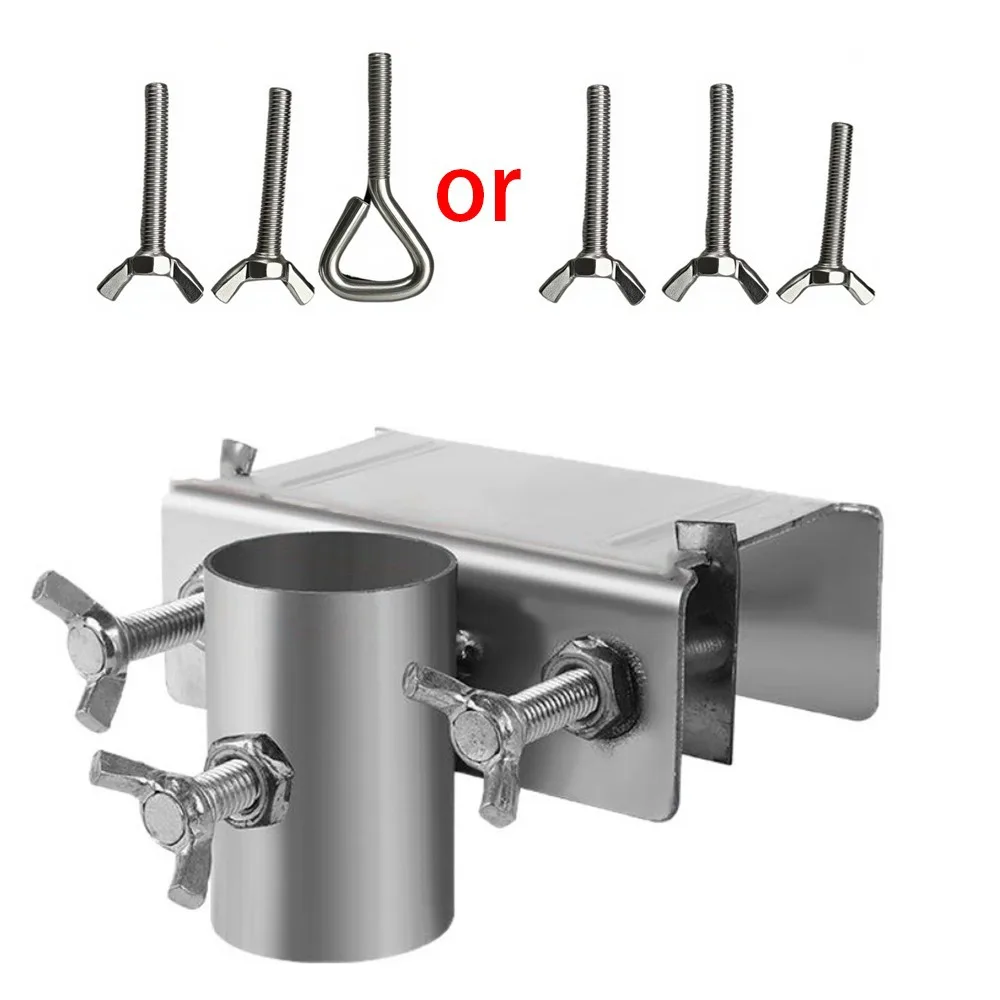 Adjustable Umbrella Clamp Bracket Anti-rust Easy To Install Patio Umbrella Holder Water-proof Shock-proof Umbrella Stands