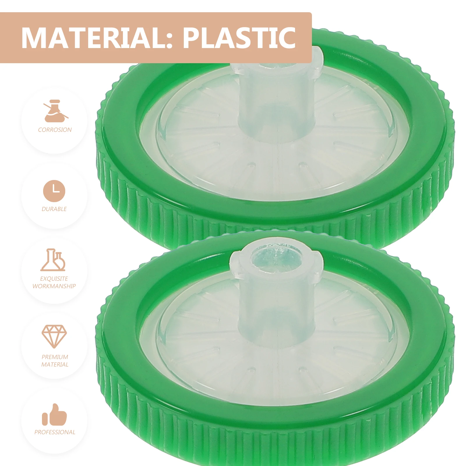 

10pcs Disposable Syringe Filter Hydrophilic Plastic Filtration Equipment High Capacity Threaded Interface Lab Bottle Membrane