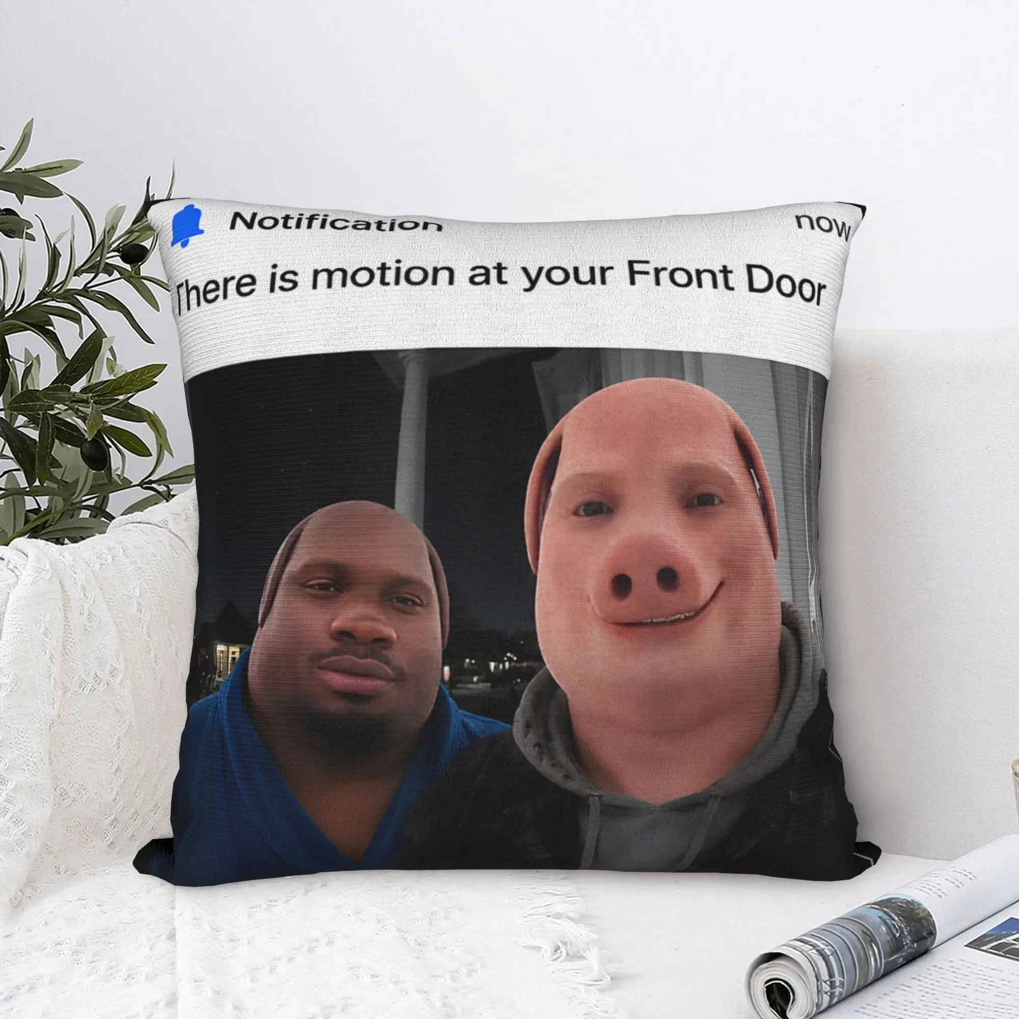 Pillow Case John Pork Dequavious Pork There is Motion At Your Front Door Pillow Cover For Wedding Party Home Decor Pillowcases
