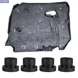 4X Rubber Engine Cover Grommet Buffer Mount Bush Stopper For Peugeot 407 Engine Bonnet Gaskets Car Engine Parts Interior Styling