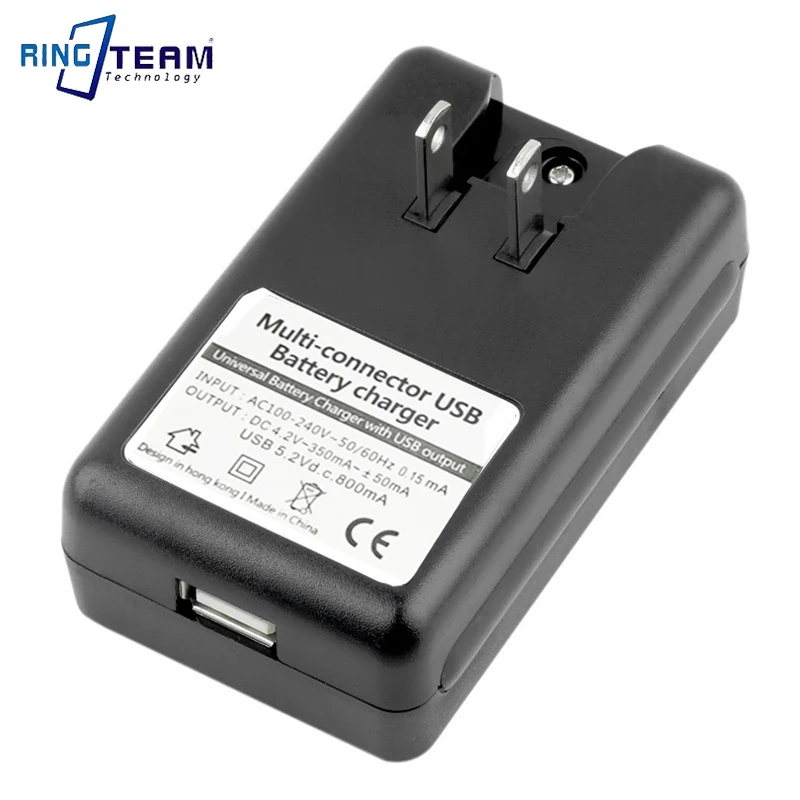 Mobile Battery Charger Universal LCD Indicator Screen USB-Port Cell Phone Chargers Battery Charging US EU Plug Seat Charge