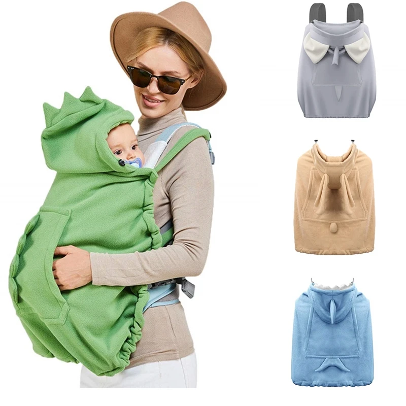 1pc copertura per passeggino antivento per bambini e copertura per marsupio mantelli elastici con cappuccio per tuta reversibile con cappuccio per