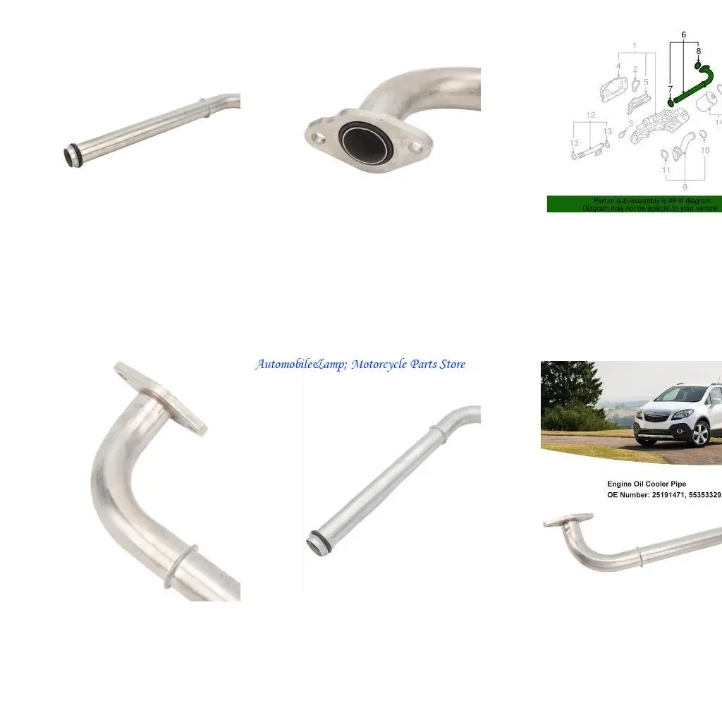 

H7BD Vehicle Professional Precise Engineered Coolant Pipe For High Temperature 55353329 25191471 25194218 28290053