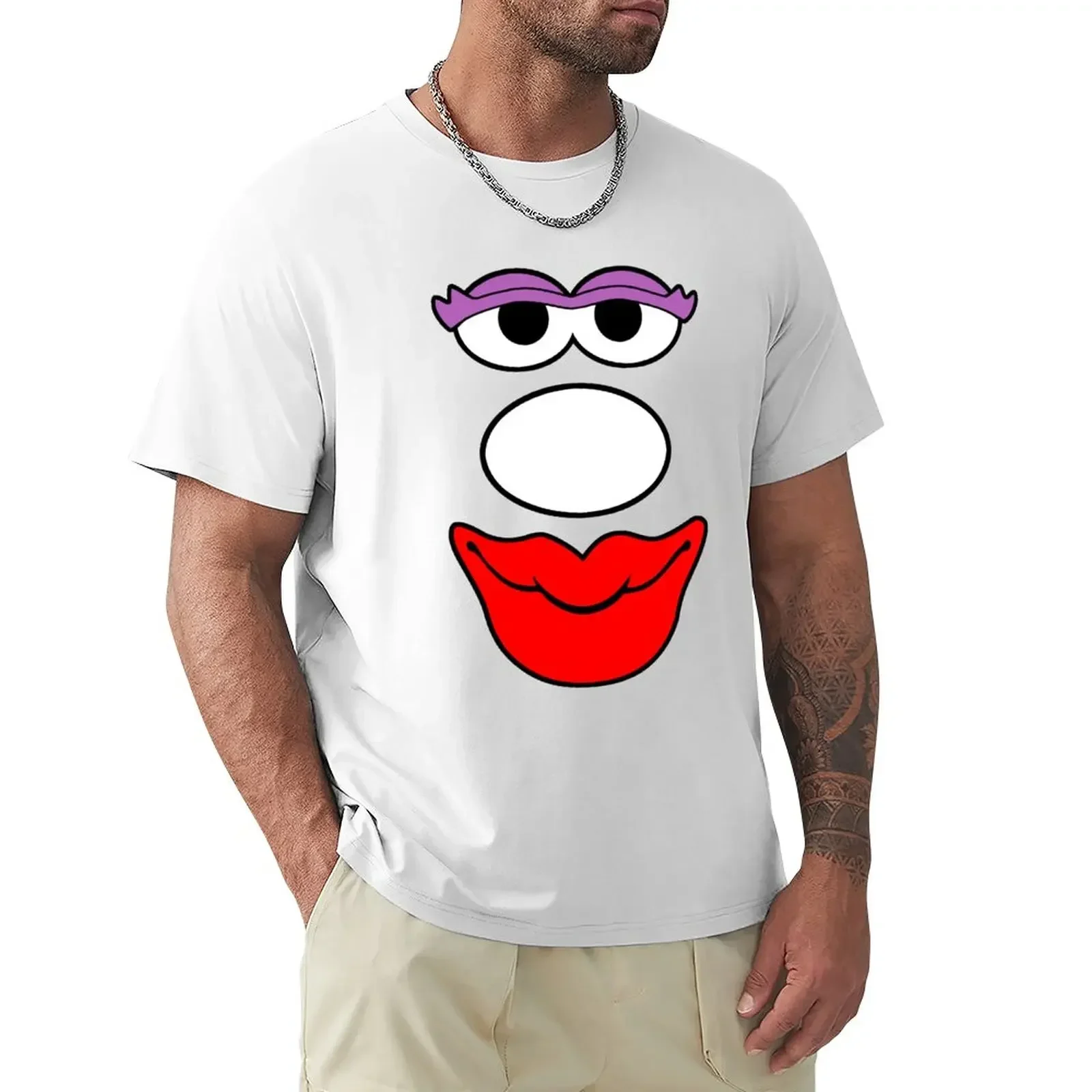 

Mrs Potato Head T-Shirt tees anime clothes mens graphic t-shirts pack