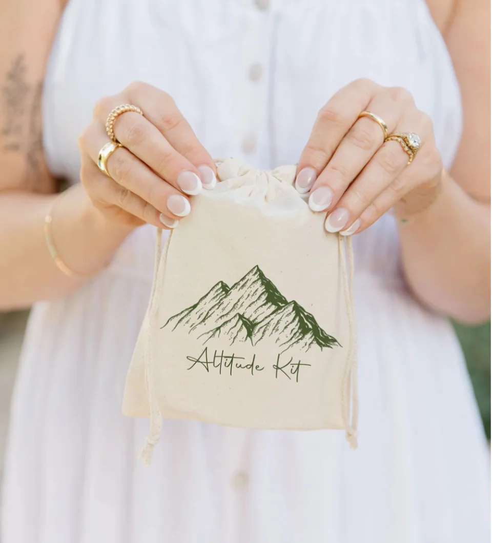 Wedding Welcome Bags - Mountain Wedding Welcome Bag - Destination Wedding Welcome Bags - Welcome Bags - Wedding Favors - Hangove