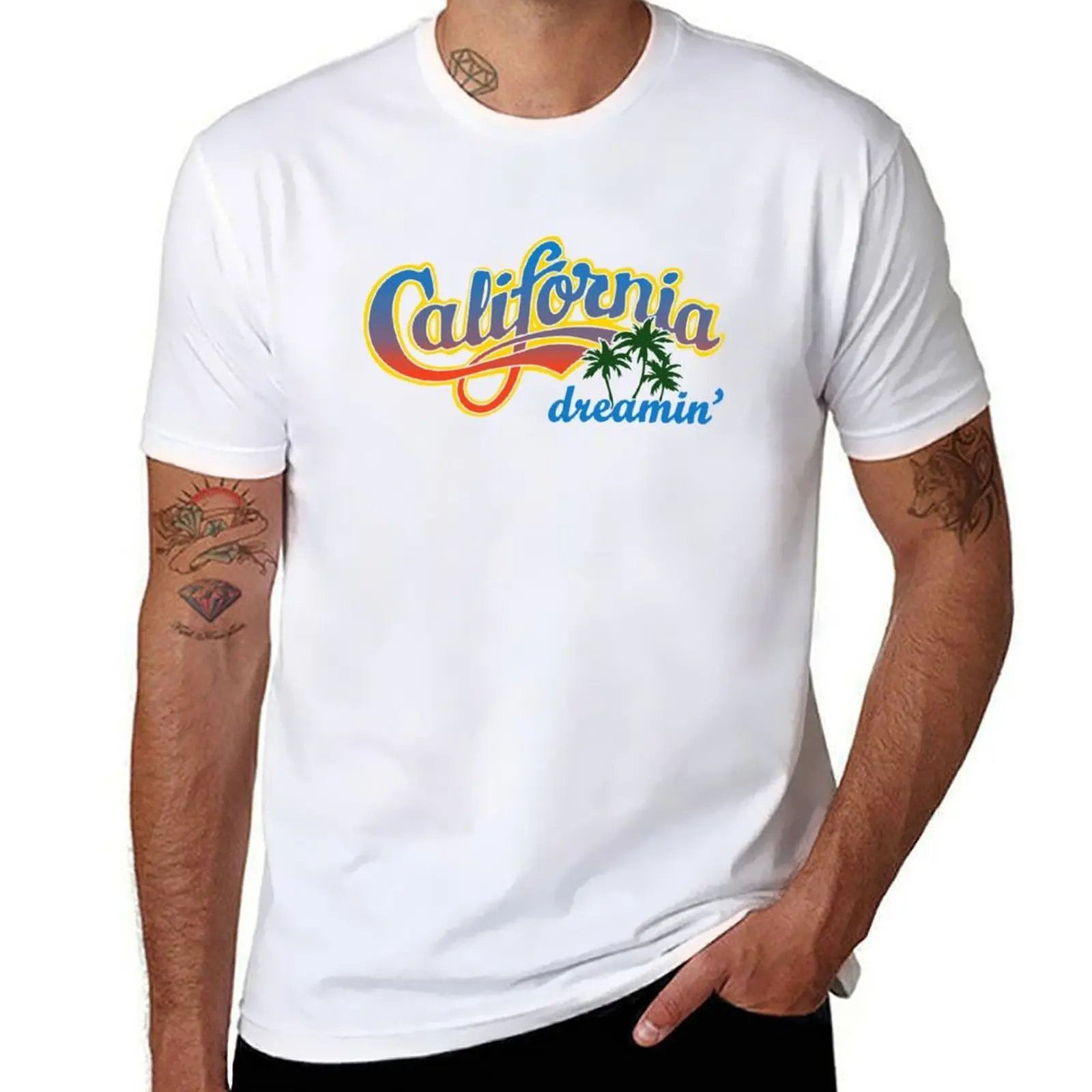

California dreamin T-Shirt t shirt men 100% cotton luxury brand graphic t shirts for man T-Shirt