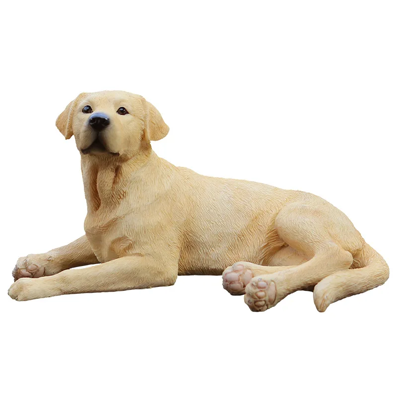 

Model play Labrador dog model simulation animal car ornament car craft doll