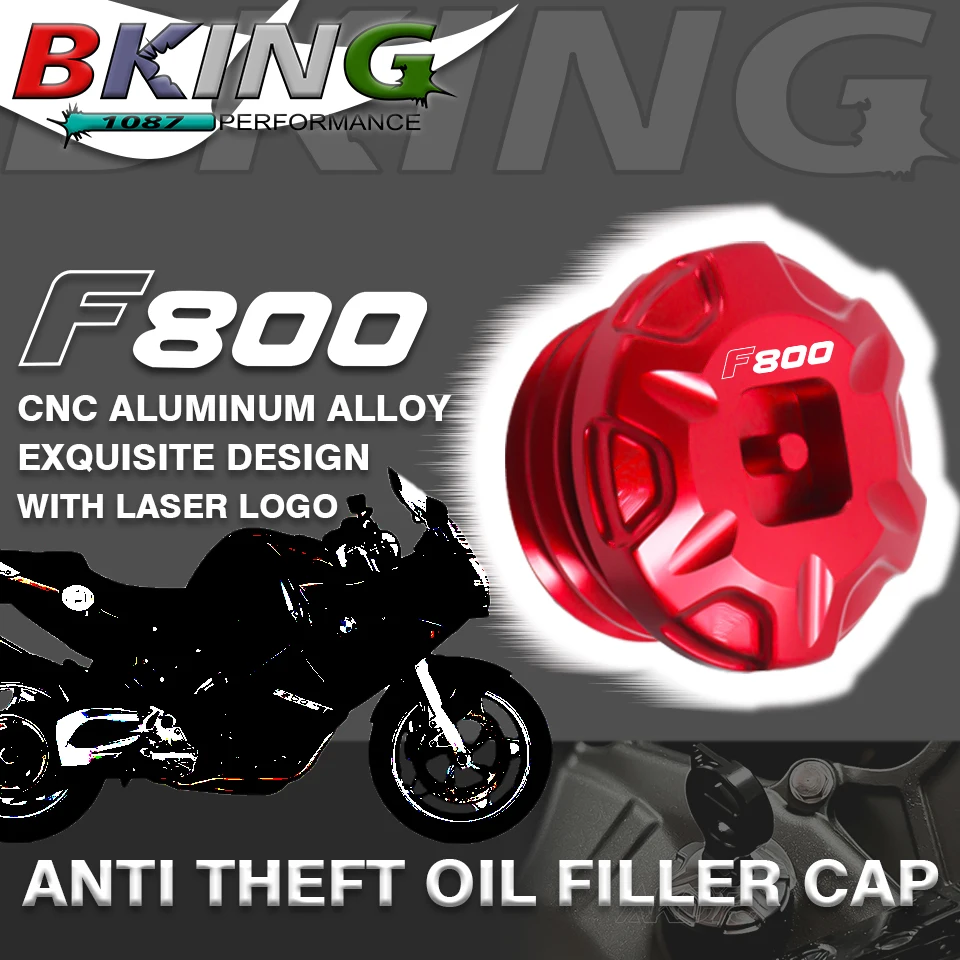 

Newest Tamper Resistant Motorcycles Anti theft Engine Oil Filler Cap Plug Cover For BMW F800 F800ST F800S F800GS GS S ST ADV