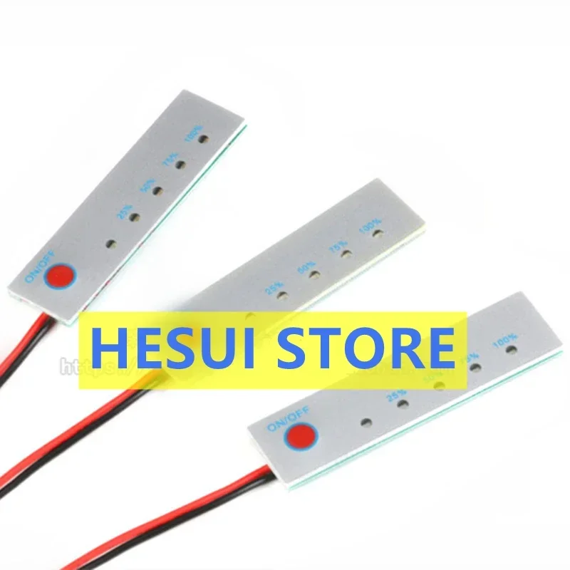 8.4V 12.6V 14.4V 16.8V lithium battery level display board module Charge and discharge 5 voltage display