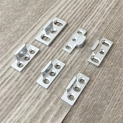5PCS Aluminum Alloy 7-Shaped Ultra-High Window Curtain Wall Heightening Lock Base Three Hole Fastener Angle Point