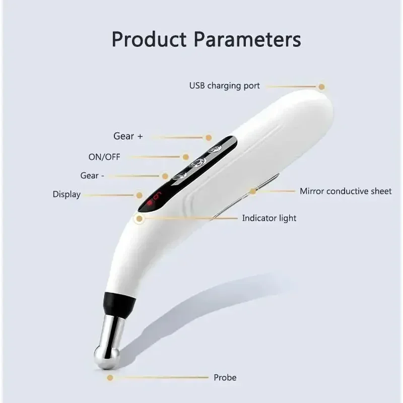 Acupuncture Pen Point Massager Point Detector Acupuntura Massage Pain Therapy Acupuncture Meridian Energy Pen Muscle Stimulator