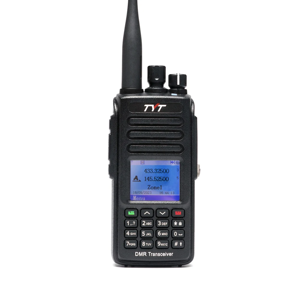 

New TYT MD-UV390 PLUS Walkie Talkie 10W AES128/256 Encryption IP67 VHF/UHF DMR Digital Radio Long Range MD-UV390 Upgraded Vers