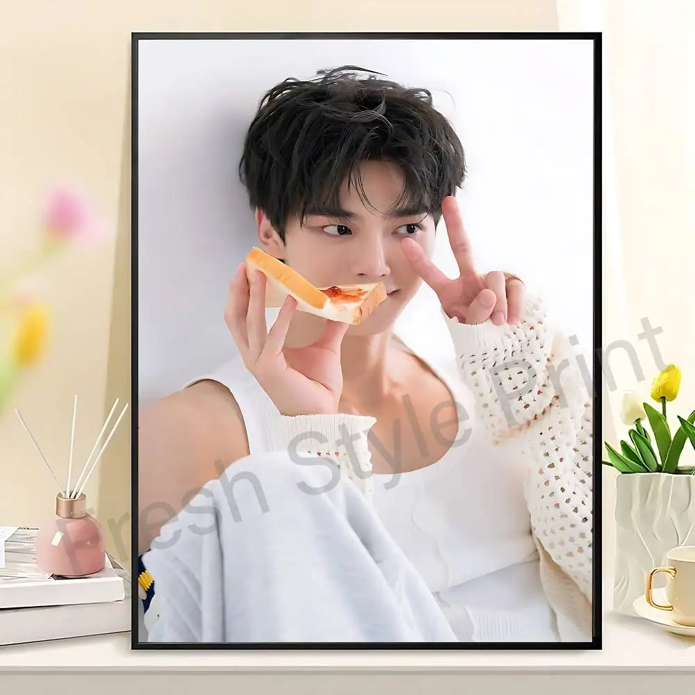 S-Song K-Kang Actor Poster Fancy Wall Sticker for Living room bar retro decorative painting room