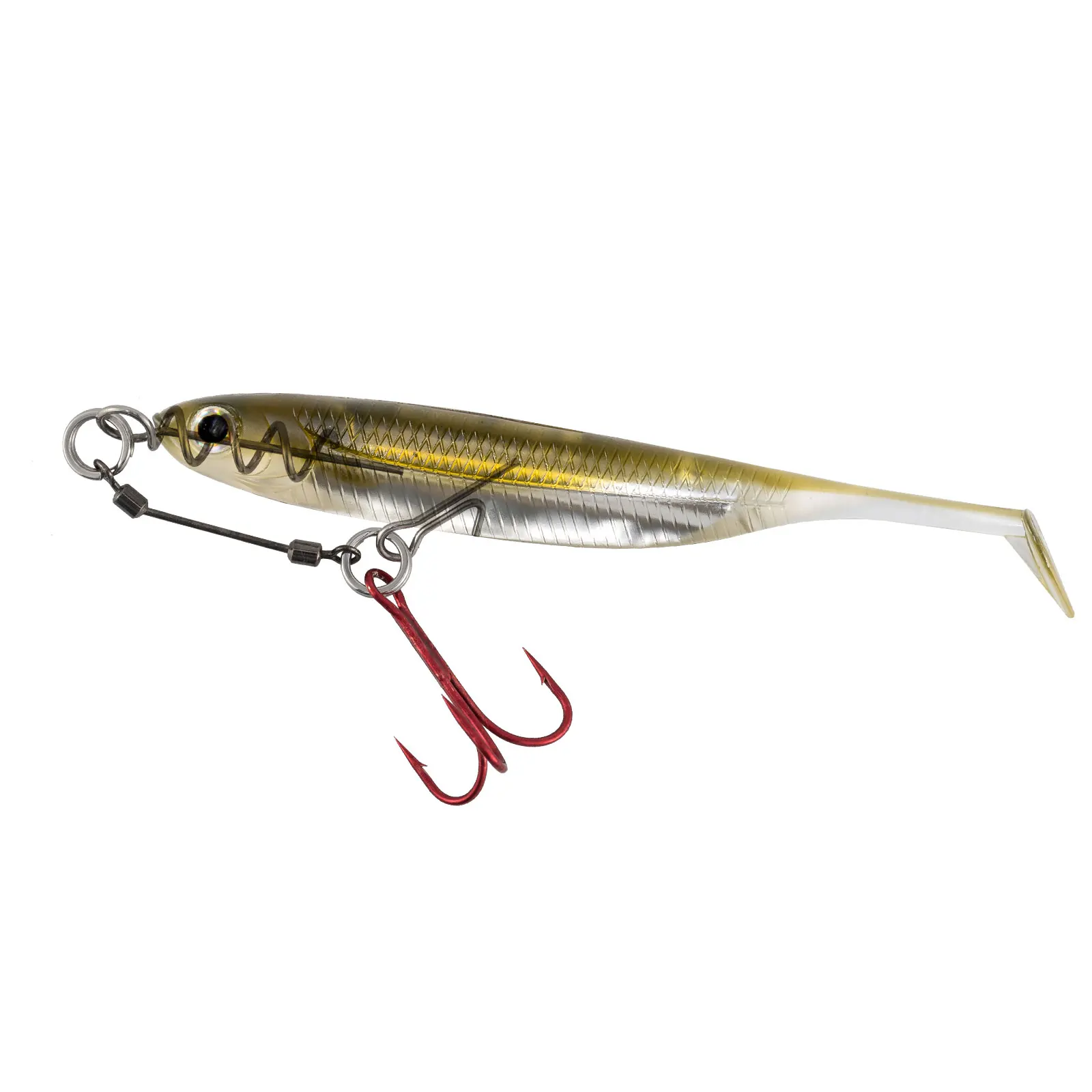 corkscrew fishing hook Cyclone Hooks 4-Pack Bait Keeper Hooks for Soft Plastics & Swimbaits Brand Name Savage gear Carbon49 Corkscrew Stinger