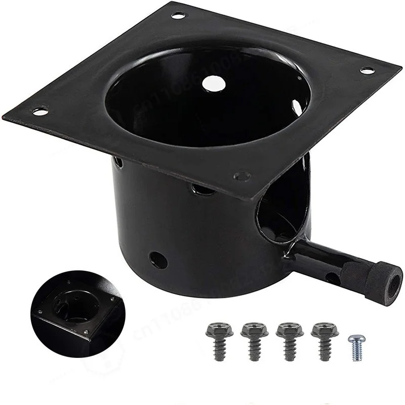 universal-pellet-grill-smoker-fire-pot-enamel-coated-rustproof-burner-replacement-parts-for-wood-pellet-barbecue