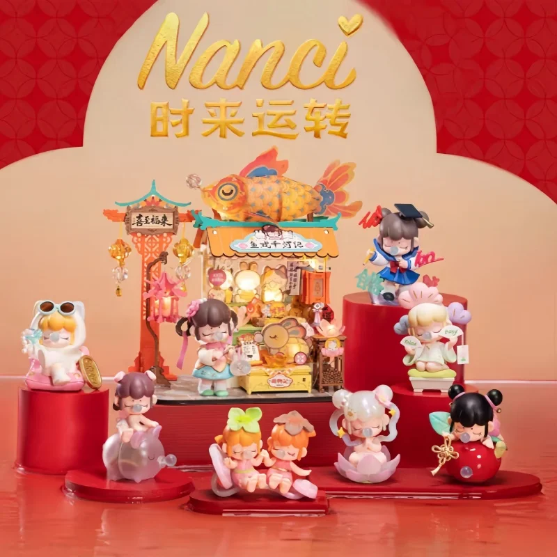 Rolife Authentic Nanci Blind Box Time Run Series Trendy Collectible Toy Desktop Ornament Home Decoration Gift For Adult