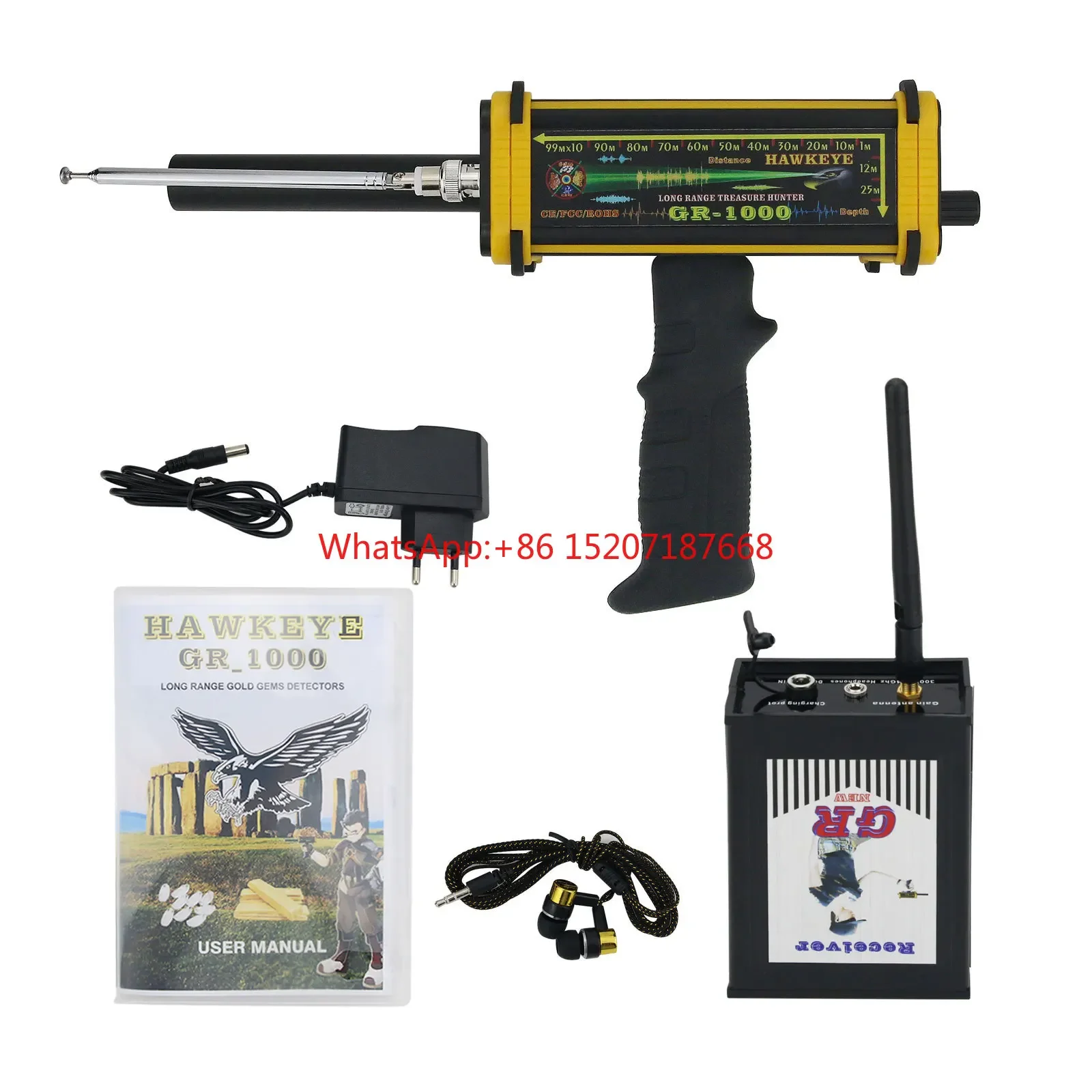 

GR-1000 Hawkeye Remote Treasure Hunter aks Gold Detector Metal Detector and Radar Scan