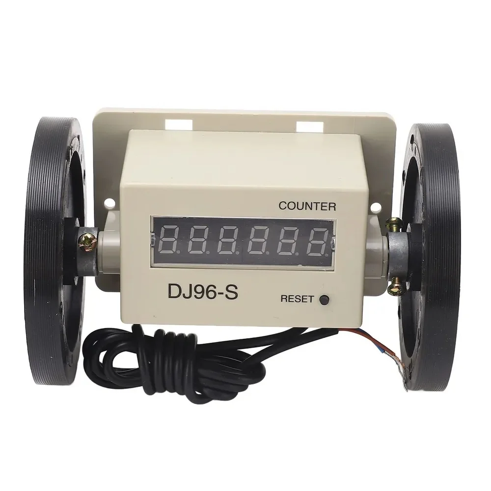 

meter counter DJ96-S Length measure Meter Textile Fabric Meter Counter Electronic digital counterDC 12V/AC 220V