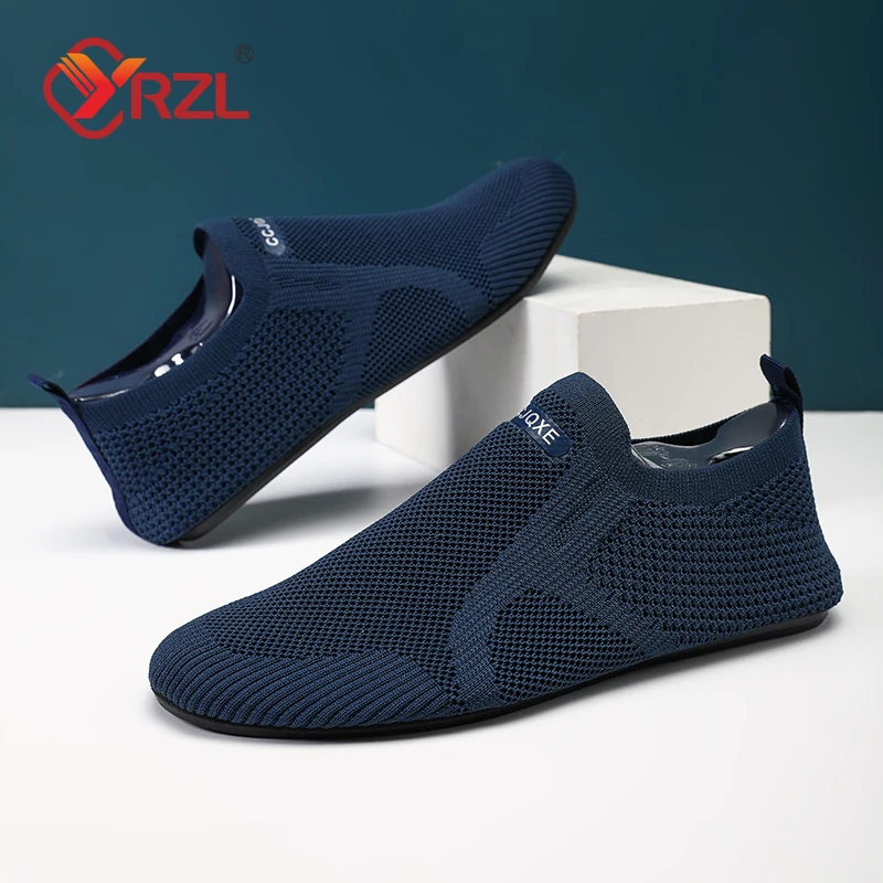 

YRZL Mesh Loafers Women Flats Walking Shoes High Quality Breathable Non Slip Casual Loafers Summer Lady Driving Womens Shoes