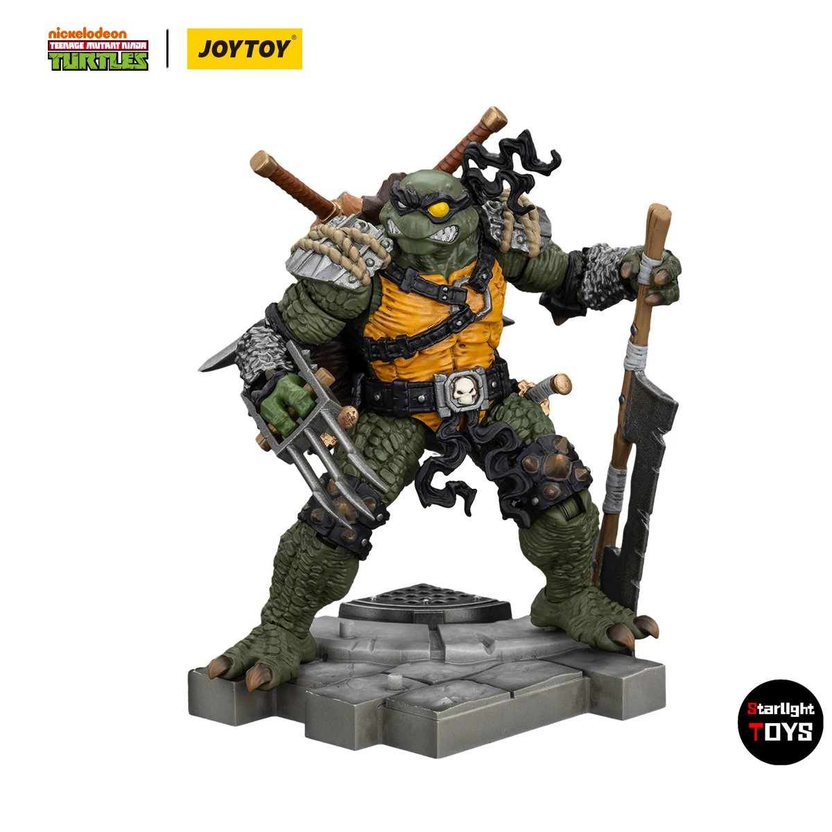 JOYTOY 1/18 Action Figure TMNT Krang Slash Tokka Modello Giocattolo Regali