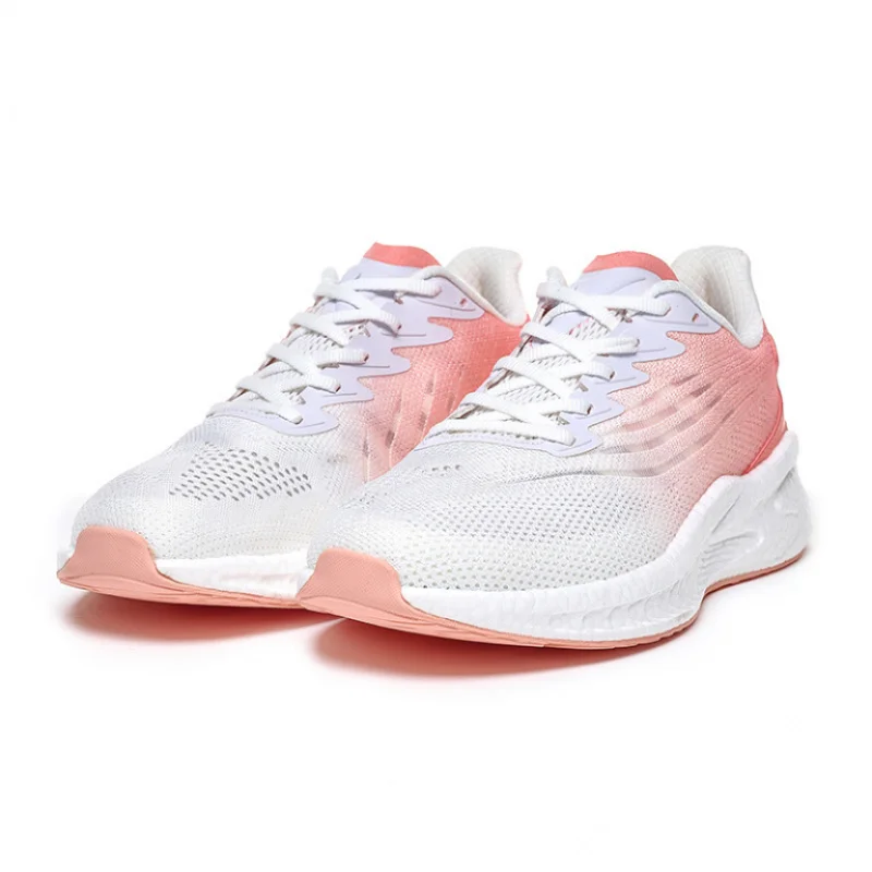 

Sports and leisure shoes, men's shoes, marathon oversized air cushioned shoes, fly woven all season rubber, wear-resistant, anti