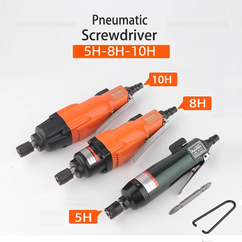 

1/4 Inch Pneumatic Screwdriver Straight Handle Air Screw Driver 9000RPM Air Tools for Furniture Install/Appliance Repair