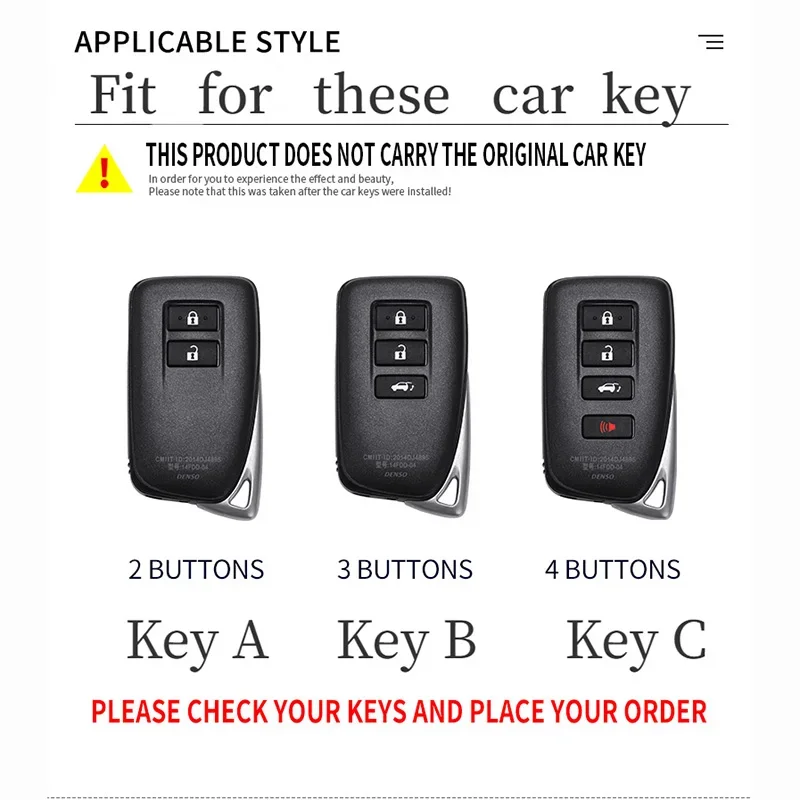 New carbon metal TPU car remote key case cover shell for Lexus NX GS RX is es GX LX RC 200 250 350 LS 450H 300h accessories