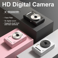 4K Digital Camera Retro CCD Portable Photography Travel Selfie Camera Entry-level Camera Dual Camera kids Campus Selfie Camera