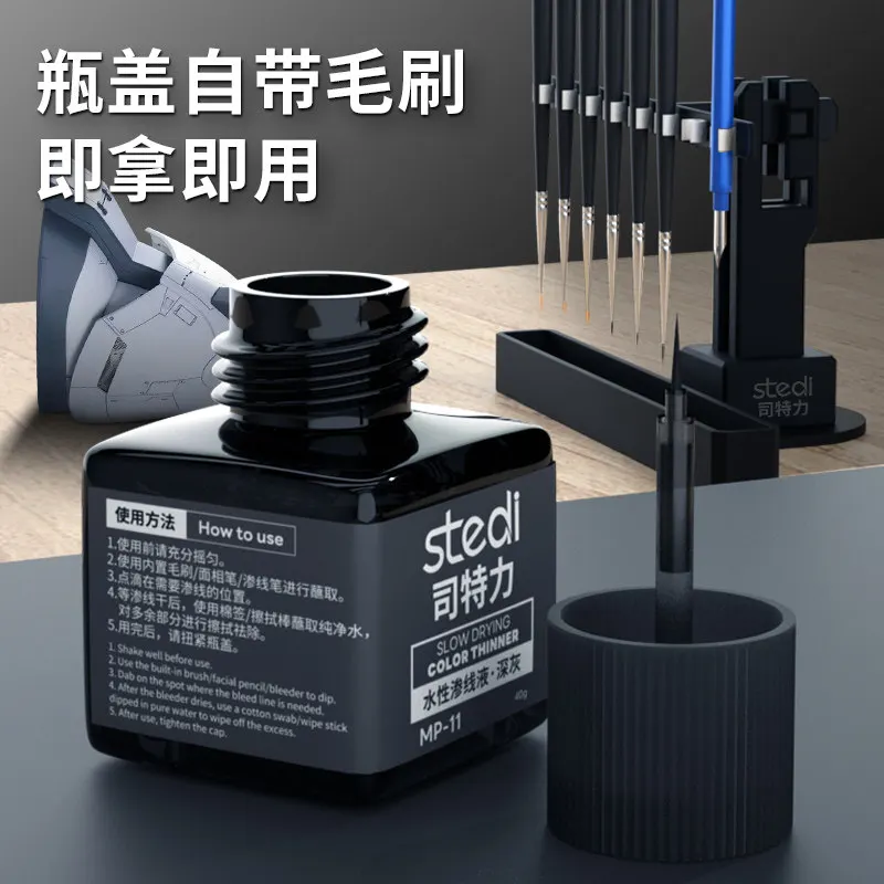 Seepage Liquid Water Based Aging Stain Washing Military Model Handheld Coloring And Aging Wiping Tool