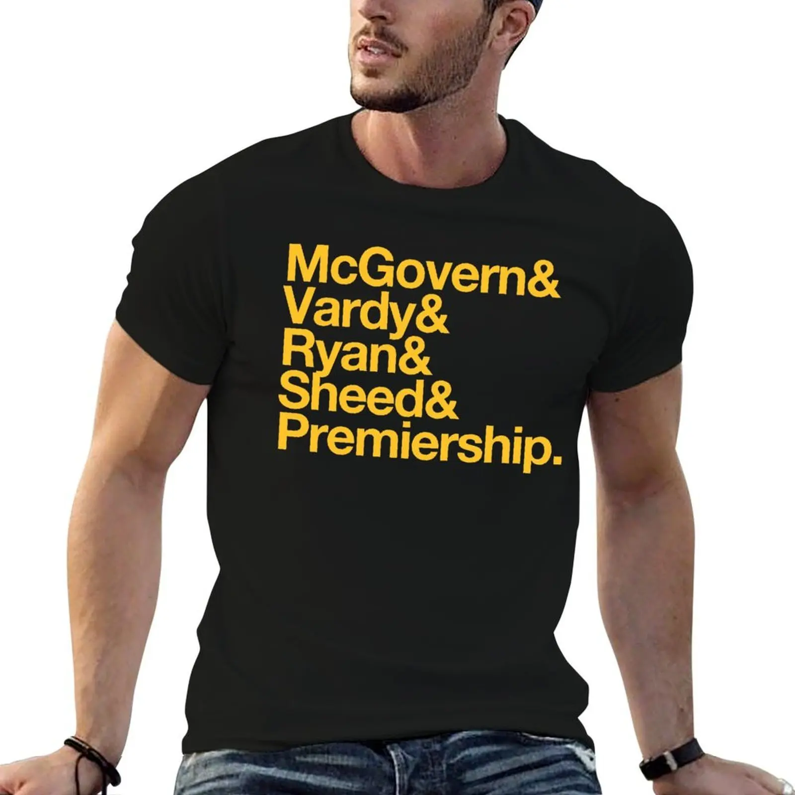

AFL West Coast Eagles Premiers 2018 McGovern Vardy Ryan Sheed T-Shirt man t shirt designer cotton t shirt man T-Shirt