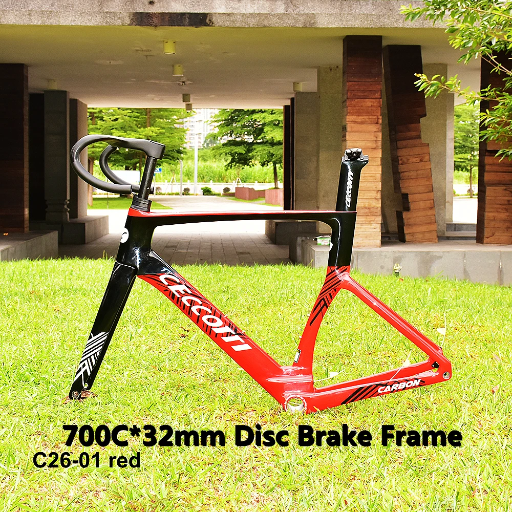 Carbon Road Bike Frame with Full Hidden Cable Line, T47 Disc Brake, Handlebar Frameset, Race Bike, DPD Shipping, New