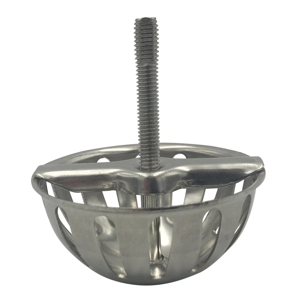 Effective Debris Collection And Prevention Urinal Strainer With Chrome Finish And Leaky Spud Top Filter Funnel