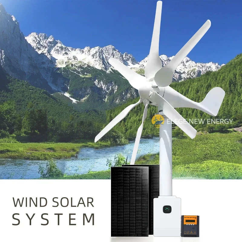 

Wind Turbine 1kw 5kw 10kw Windmill Power Plant Vertical Axis Wind Generator System For Home Used High Efficiency Free Energy