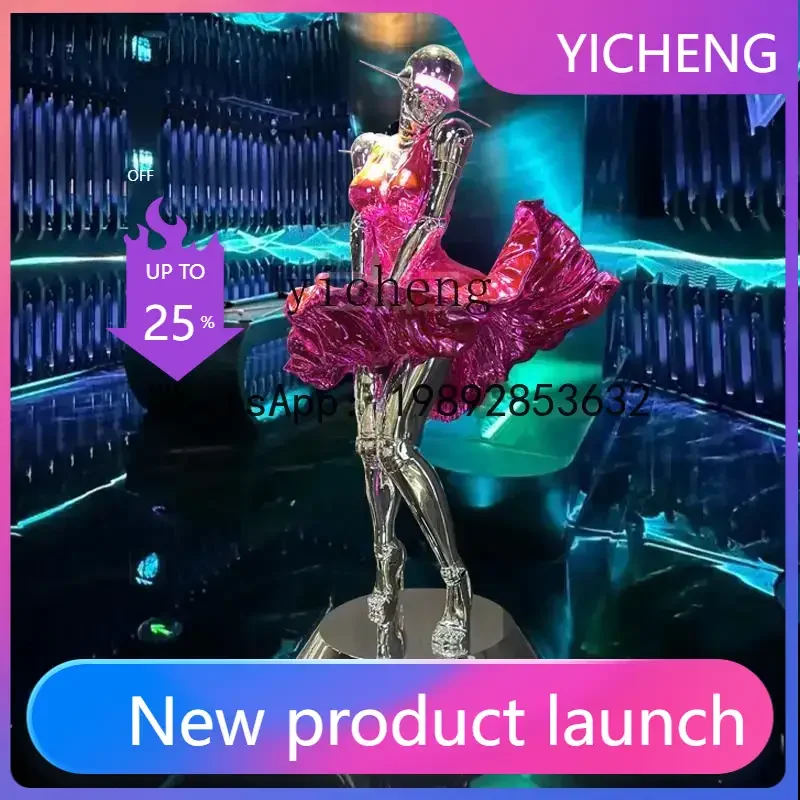 

Kongshanji Machinery Ji Ornament Shopping Mall Nightclub Bar KTV Ornament Muse Large Sculpture