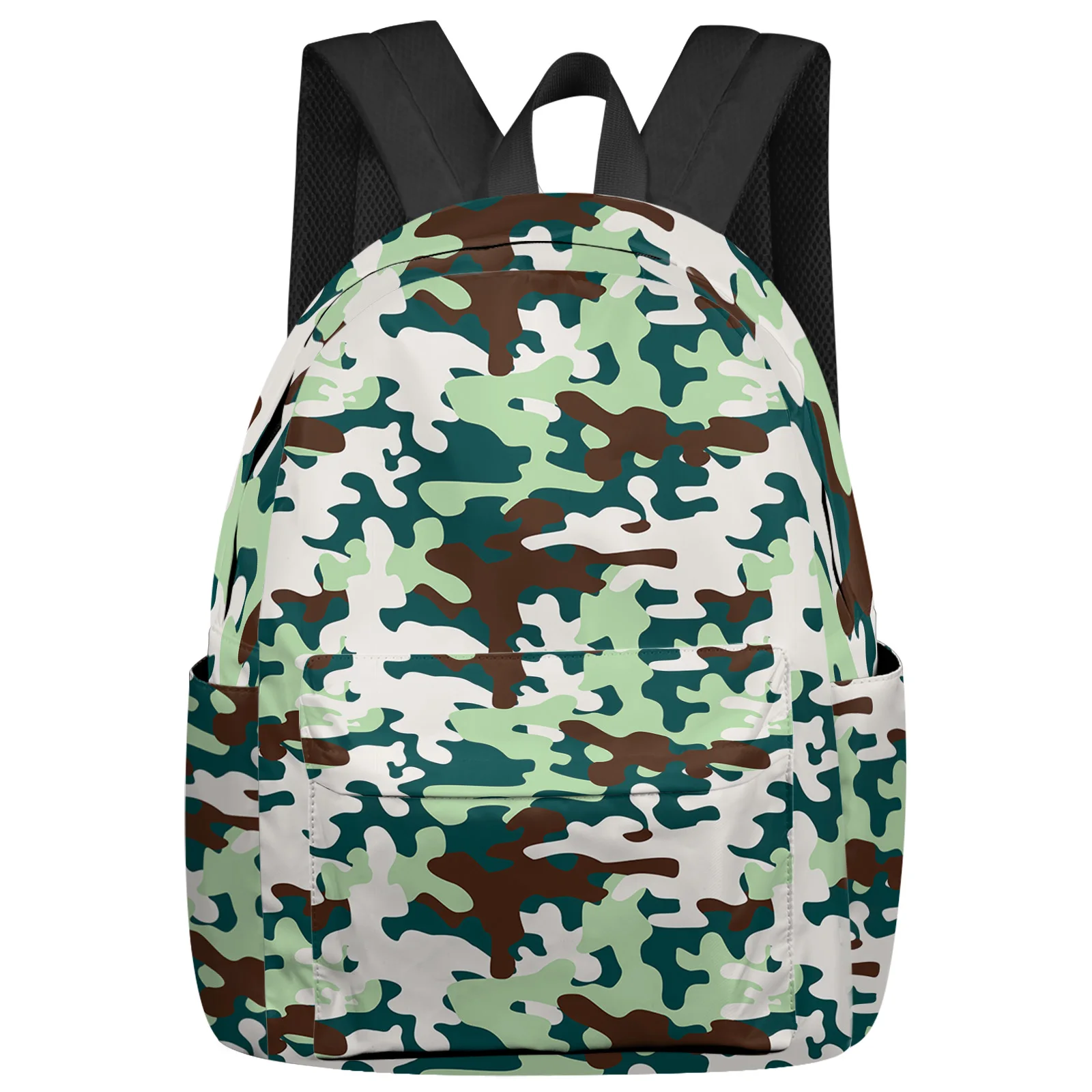 

Green Camouflage Military Style Feminina Backpacks Teenagers Student School Bags Laptop Backpack Men Women Female Travel Mochila