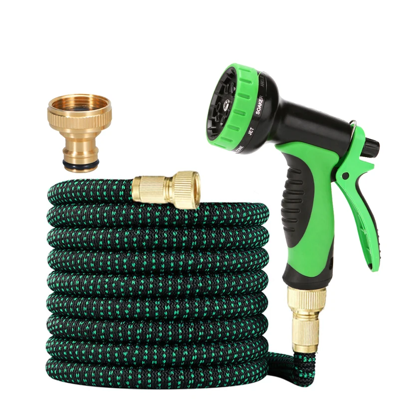 Garden Flexible Irrigation Hose, 10 Functions, Car Wash Water Gun, Used For Car Wash Irrigation - Durable Garden Water Pipe