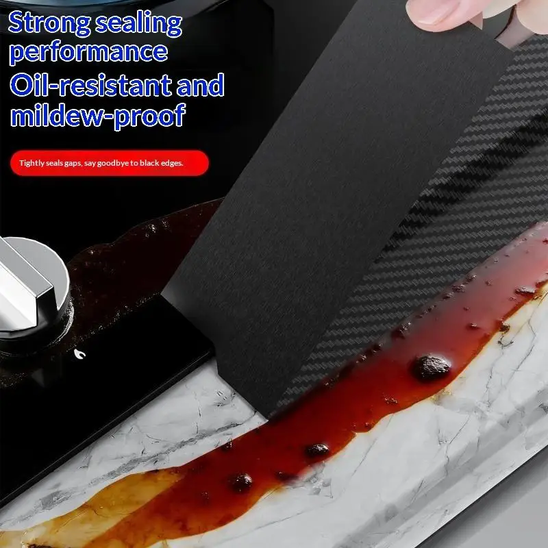 300cm Kitchen Caulk Strip Self Adhesive Sealing Tape Waterproof Oilproof Mildewproof Seal Strip For Sink Stove Countertop Gap